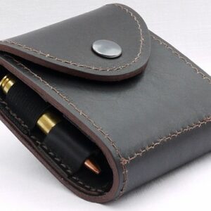 Quality Leather 7 Round Bullet Wallet
