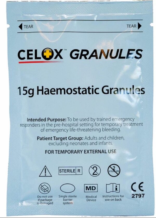 Celox Haemostatic Granules - 15g Satchet