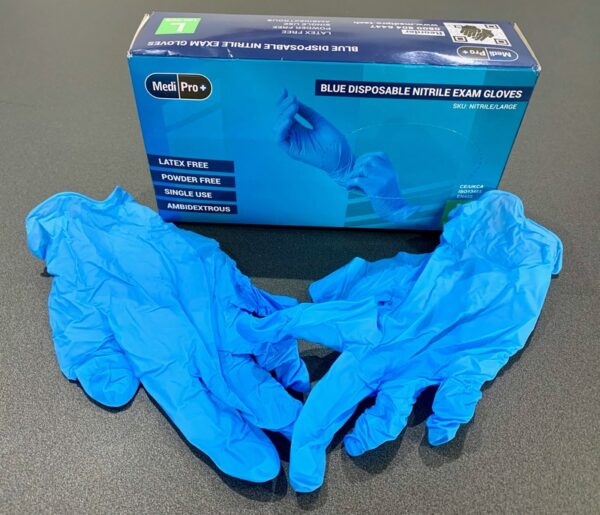 Nitrile Medical Grade Powderless Gloves