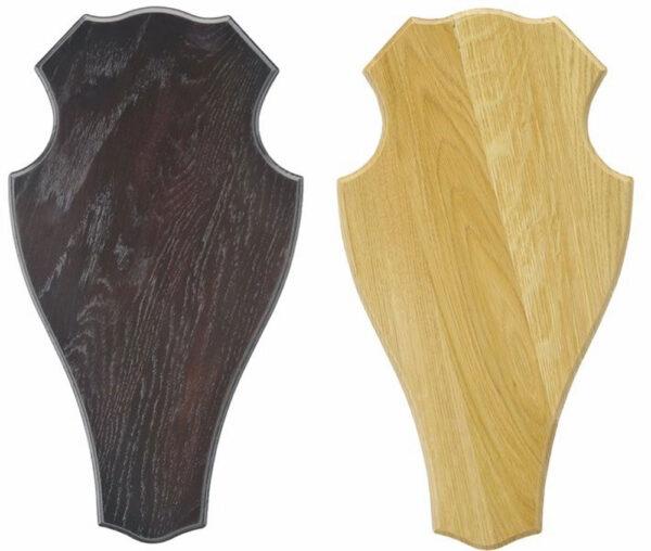 Sika Stag Dark or Light Oak Trophy Shield
