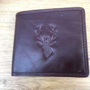Quality Leather Stag Head Icon Wallet