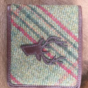 Quality Islay Tweed Leather Wallet