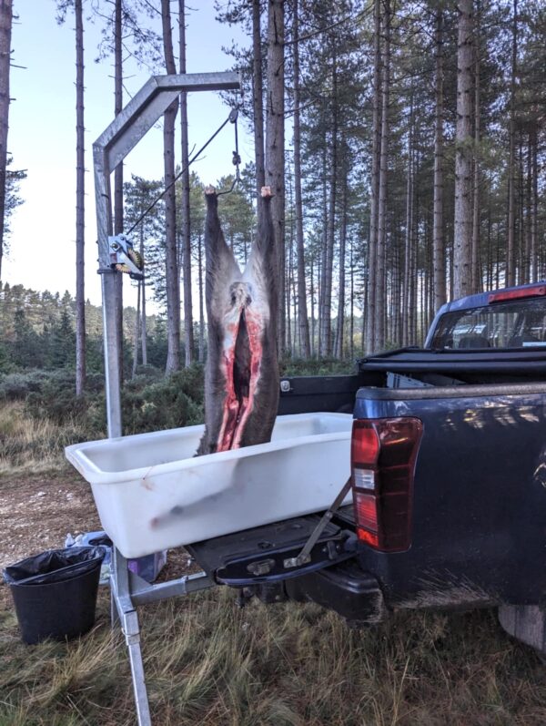 Tow-Hitch Winch With Support Legs - Image 2